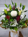 #21# Red rose and Lilly arrangement