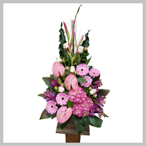 #17#  PINK ARRANGEMENT